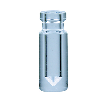 WHEATON 新一代小瓶 0.3 mL 無色透明 壓蓋式鉗口 蓋子尺寸13mm 單獨購買 12 個/盒