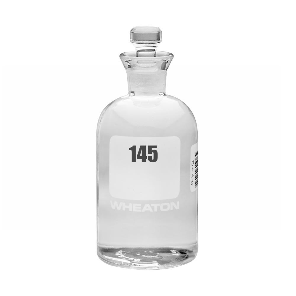 WHEATON 生化需氧量瓶 BOD瓶 300 mL 145 - 168 玻璃robotic塞 24個/盒