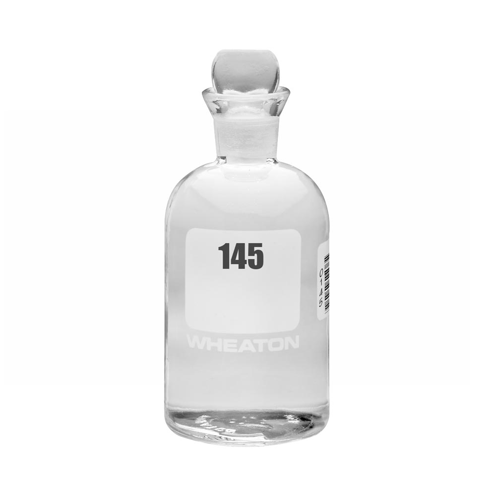 WHEATON 生化需氧量瓶 BOD瓶 300 mL 145 - 168 玻璃pennyhead塞 24個/盒